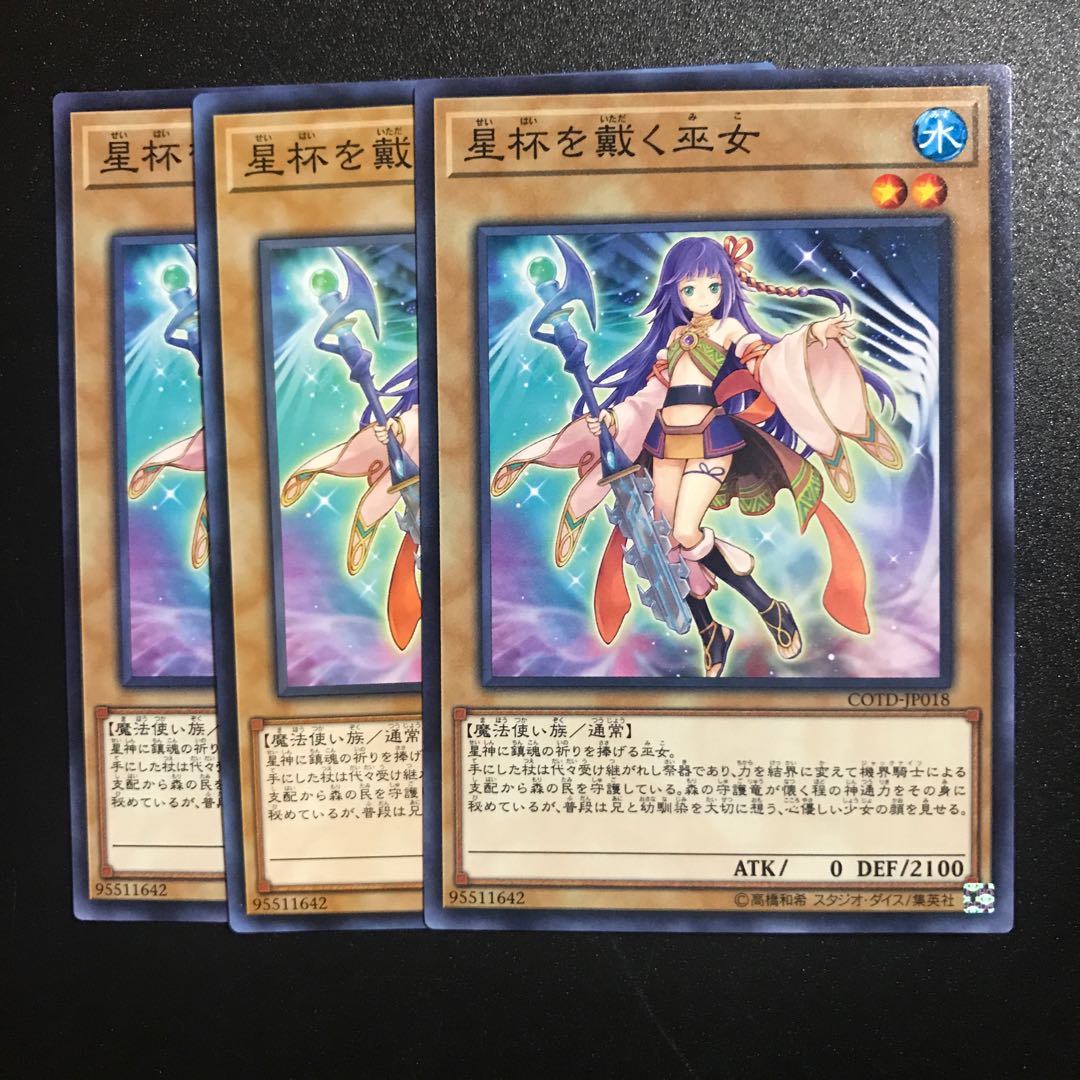 聖杯を戴く巫女 1枚