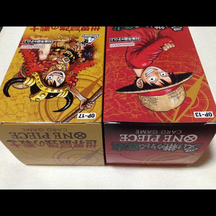 With Sticker: The World's Strongest Warrior, The Will That Lives On—2-Box Set, Brand-New, Unopened, One Piece Cards 2BOX
