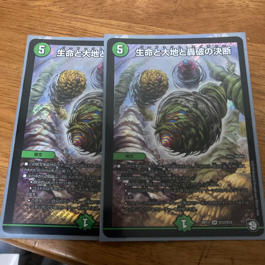 生命と大地と轟破の決断 パーフェクトネイチャー 2枚