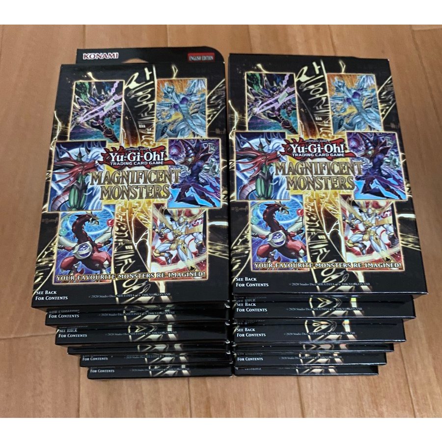 遊戯王 英語 EU版 MAGNIFICIENT MONSTERS 12箱 カートン 12BOX