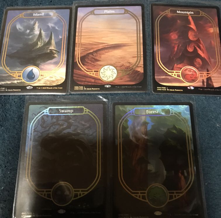 Unsunk foil land 5 types