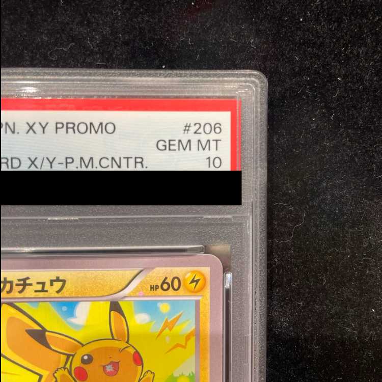 [PSA10] Pikachu PROMO 206/XY-P 1枚