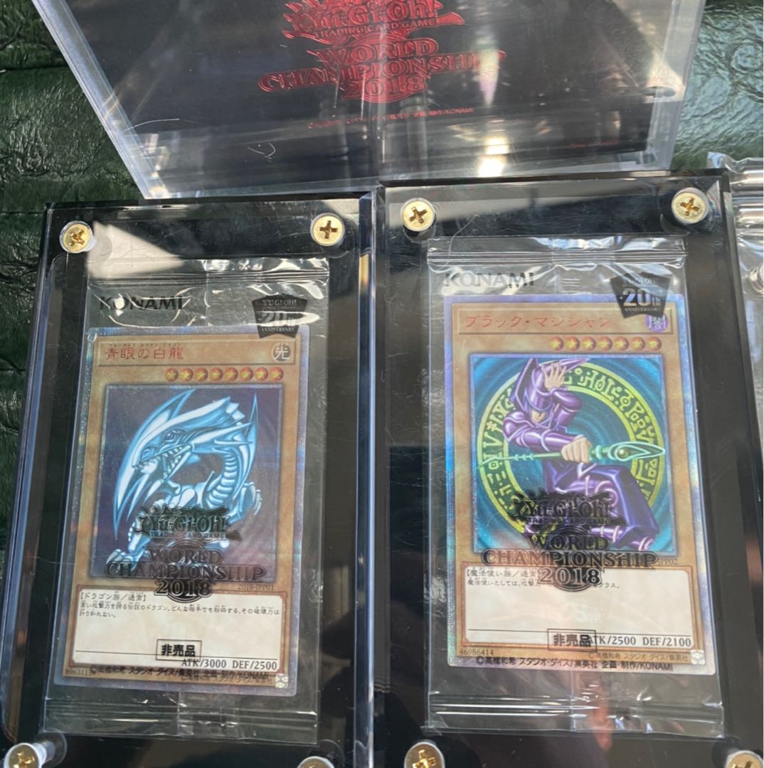 遊戯王 WCS2018 20thブルーアイズ20thブラックマジシャン超美品
