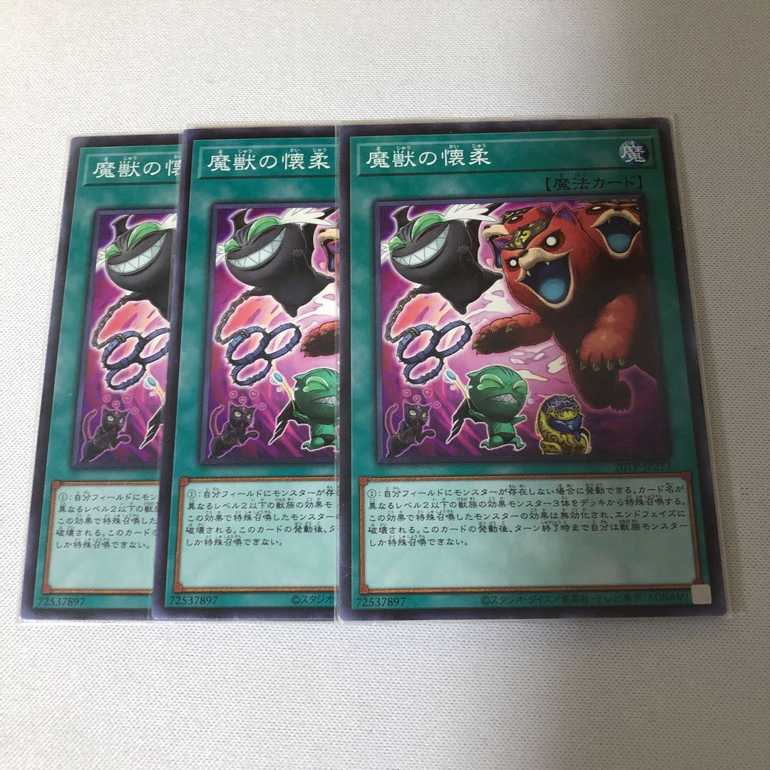 魔獣の懐柔　3枚