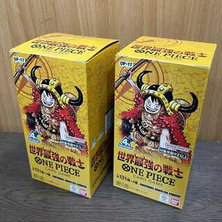 世界最強の戦士 未開封BOX ワンピースカードゲーム 2BOX