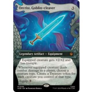 (FOIL)(フルアート)ゴブリン退治、オルクリスト/Orcrist, Goblin-cleaver《英語》【HOB】 1枚