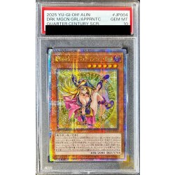 PSA10鑑定済〕☆アジア☆魔術師の弟子ブラックマジシャンガール