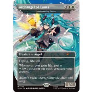 (FOIL)(2430)Archangel of Tunes　//　テューンの大天使/Archangel of Thune《英語》【SLD】 1枚