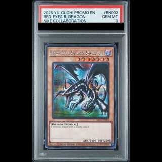 [PSA10] Red-Eyes Black Dragon (English Version/Nike Logo) [Secret] {NKC1-EN002} 1枚
