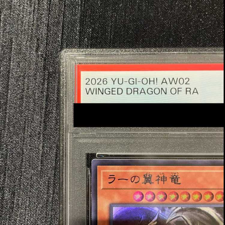 [PSA10] The Winged Dragon of Ra SUMI-E BLACK Ver. Ultra AW02-JPM03 1枚