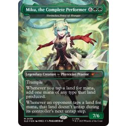 (FOIL)(2439)Miku, the Complete Performer // 飢餓の声、ヴォリンクレックス/Vorinclex, Voice of Hunger《英語》【SLD】 1枚