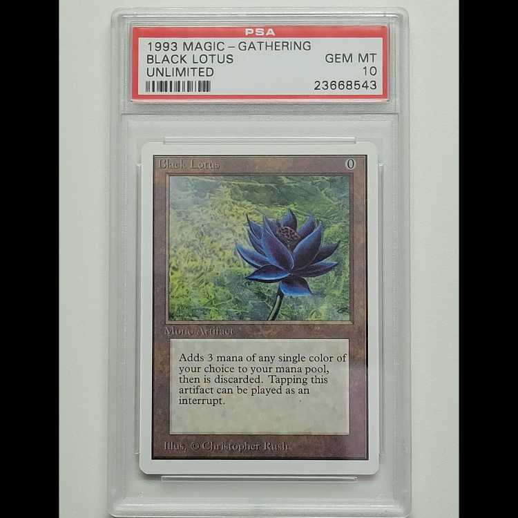 MTG アンリミテッド Black Lotus PSA10 1枚