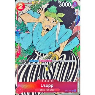 Usopp (English Version / Illust: Ono Tako) [R] {OP01-004} 1