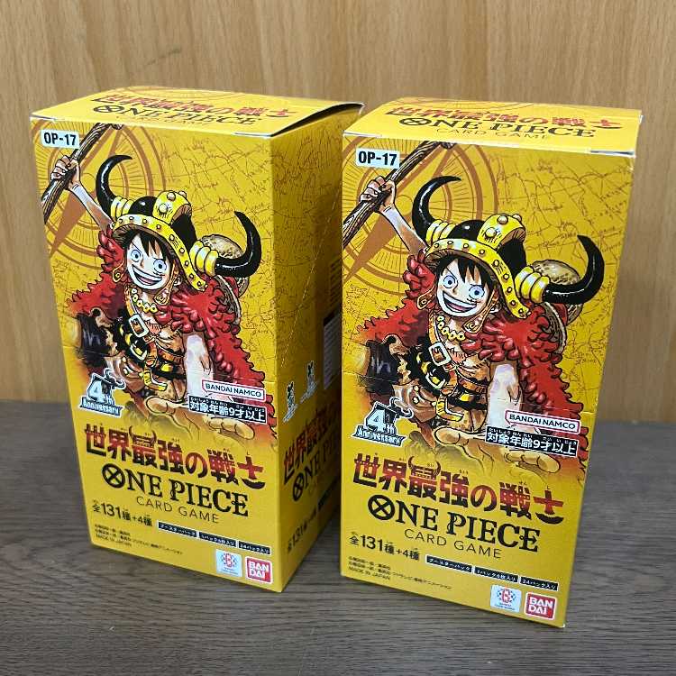 The World's Strongest Warrior - Unopened Box - One Piece Card Game 2BOX