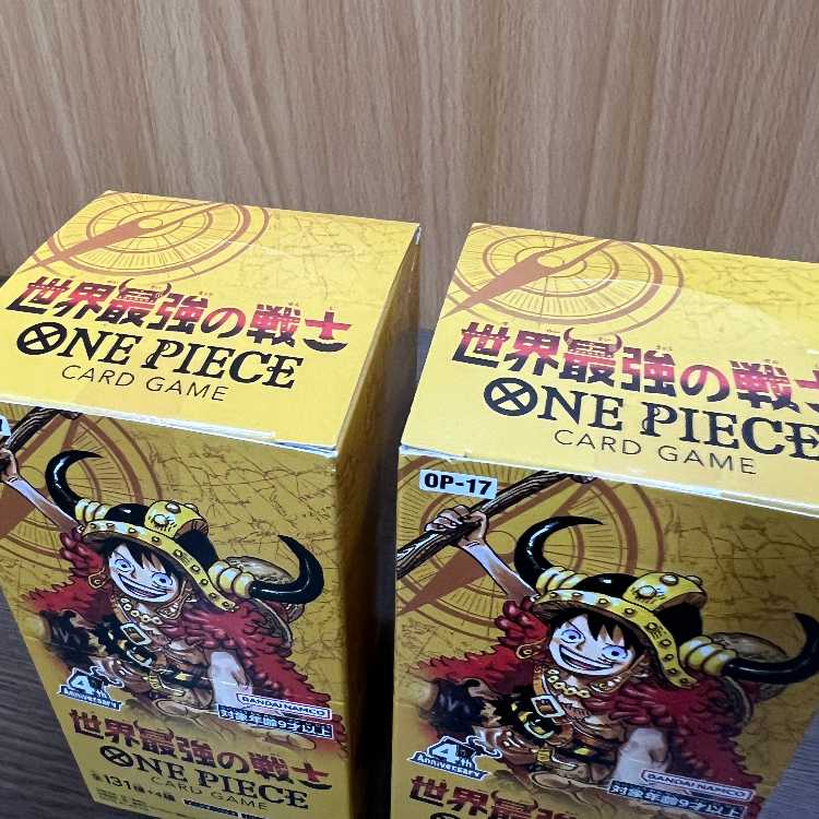 The World's Strongest Warrior - Unopened Box - One Piece Card Game 2BOX