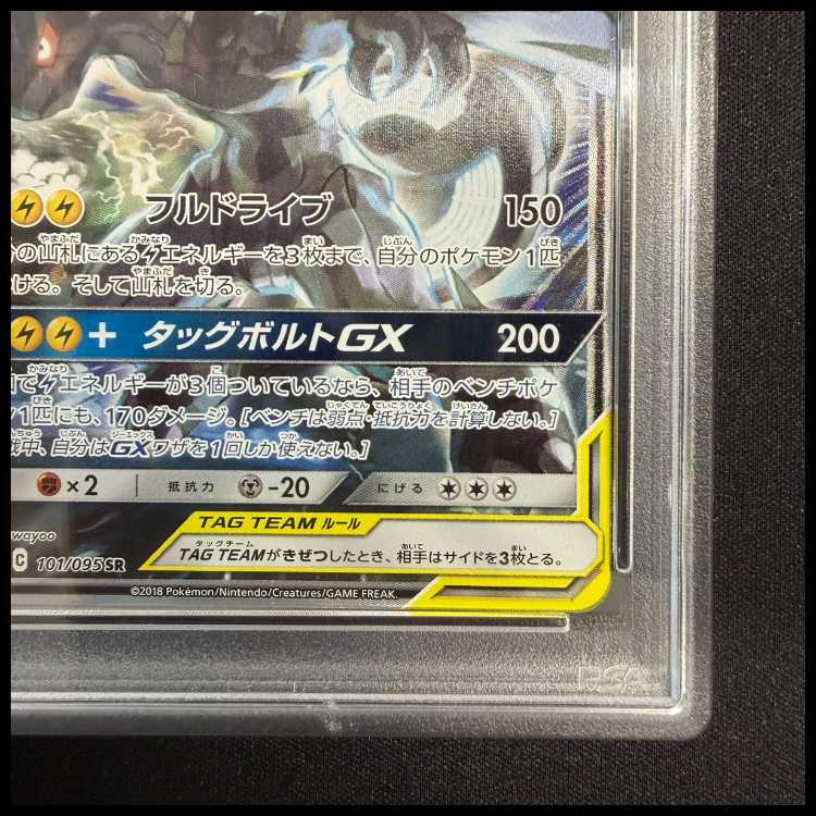 【PSA10】ピカチュウ＆ゼクロムGX SR 101/095 1枚