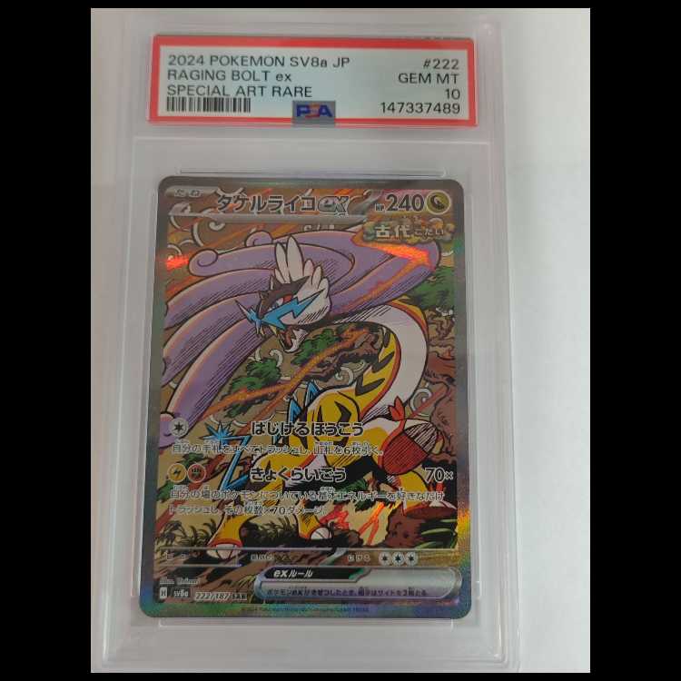 [PSA10] Takeru Raiko ex SAR 222/187 1枚