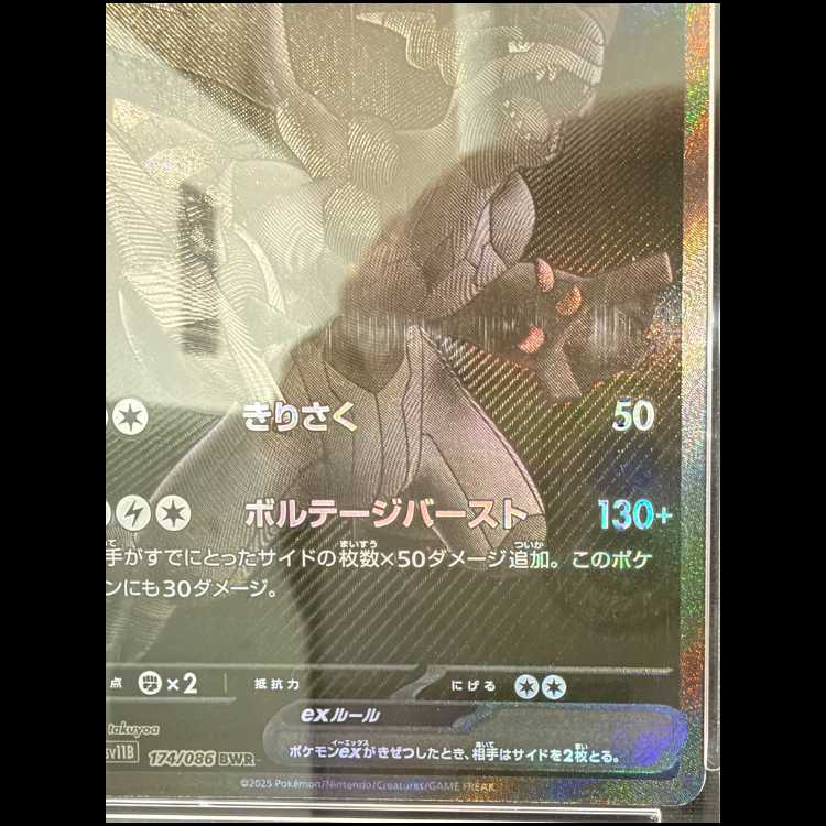 【PSA10】ゼクロムex BWR 174/086 1枚