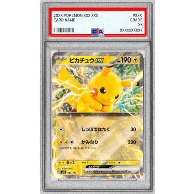 PSA10鑑定済〕ピカチュウex(RR仕様)【-】{038/175} 1の通販 カード