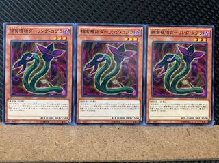 【ぽぽたん】遊戯王 5634 捕食植物ダーリング・コブラ 3枚 ノーマル