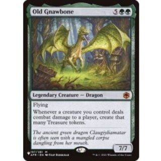 年老いた骨齧り/Old Gnawbone《英語》【Reprint Cards(The List)】 1枚