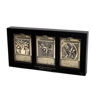 Movic Yu-Gi-Oh! Duel Monsters Three Phantom Gods Relief Set, Approx. 89 × 127 × 3 mm, Zinc Alloy 1枚