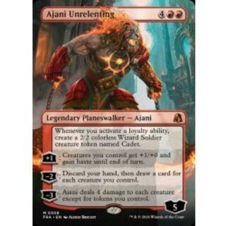 (FOIL)(フルアート)容赦なきアジャニ/Ajani Unrelenting《英語》【FRA】 1枚