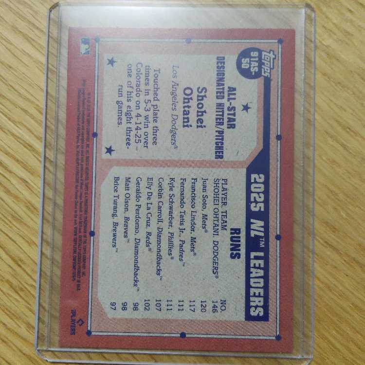 Shohei Ohtani Topps 2026, Serial No. 66/99 1枚
