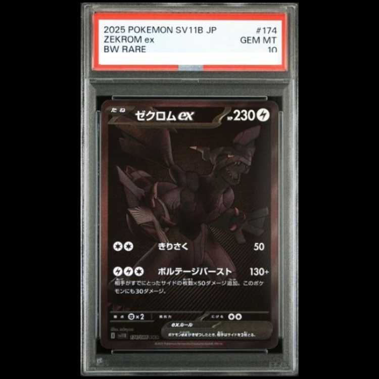 【PSA10】 ゼクロムex (BWR) {174/086} [SV11B/ブラックボルト] [SV] 1枚