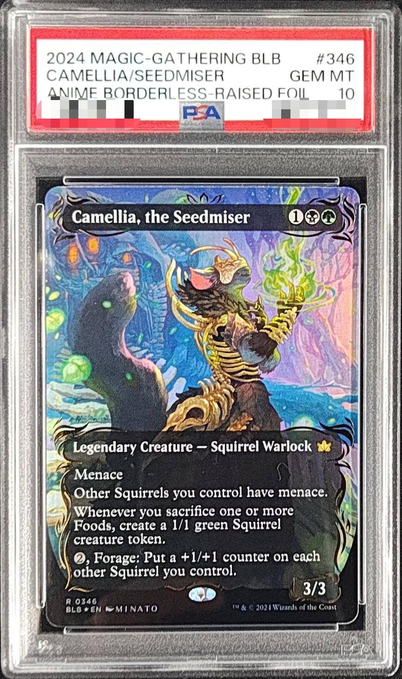 [PSA10 Certified] (Rased FOIL) Seedmiser, Camellia/Camellia, the Seedmiser (English) [BLB] 1枚