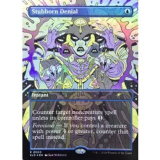 [EX](FOIL)(8500)Stubborn Denial/Stubborn Denial《English》【SLD】 1枚