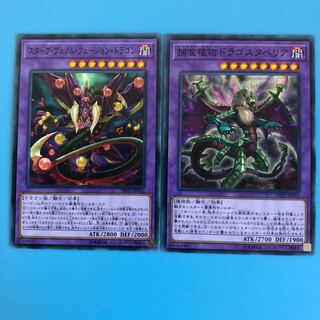遊戯王 スターヴ・ヴェノム・フュージョン・ドラゴン／捕食植物ドラゴスタペリア