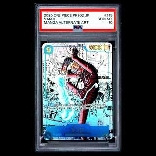 [PSA10] Sanji (Parallel) (Super Parallel) (Comic Parallel / Comipara / Manga Background) P-SEC OP06-119 1枚