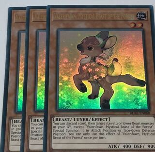 森の聖獣 ヴァレリフォーン　英語版　EU版　　3枚