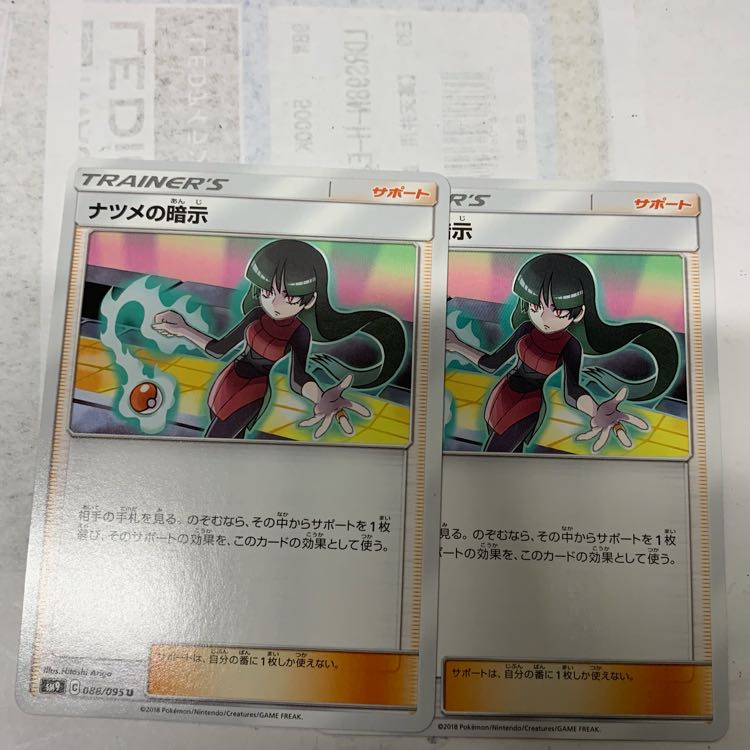 ナツメの暗示2枚セット