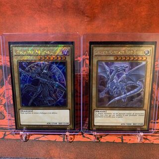 【ケースで発送！】遊戯王 フランス版 ブラックマジシャン&青眼の白龍 ゴルシク