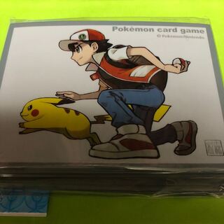 ポケモンカード デッキシールド スリーブ レッド ピカチュウ