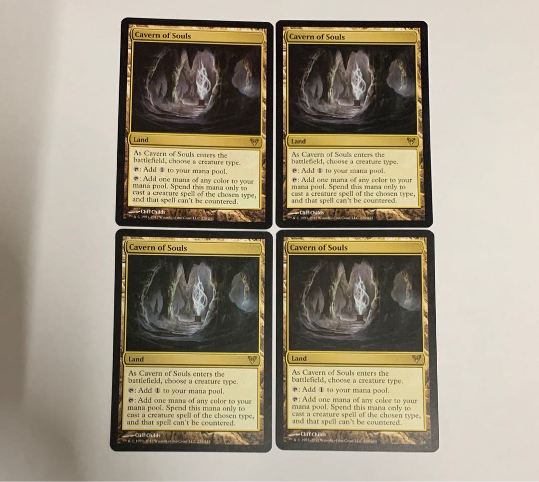 MTG 魂の洞窟　英語版　4枚セット