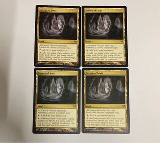 MTG 魂の洞窟　英語版　4枚セット