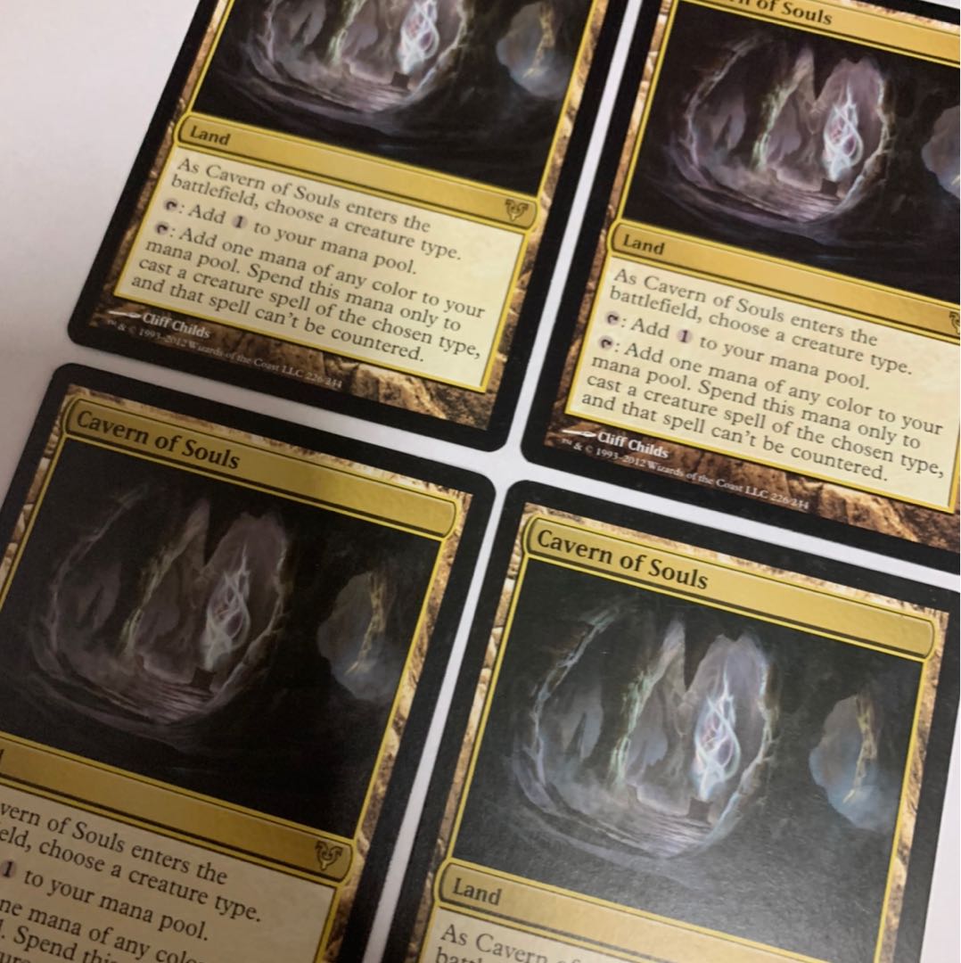 MTG 魂の洞窟　英語版　4枚セット