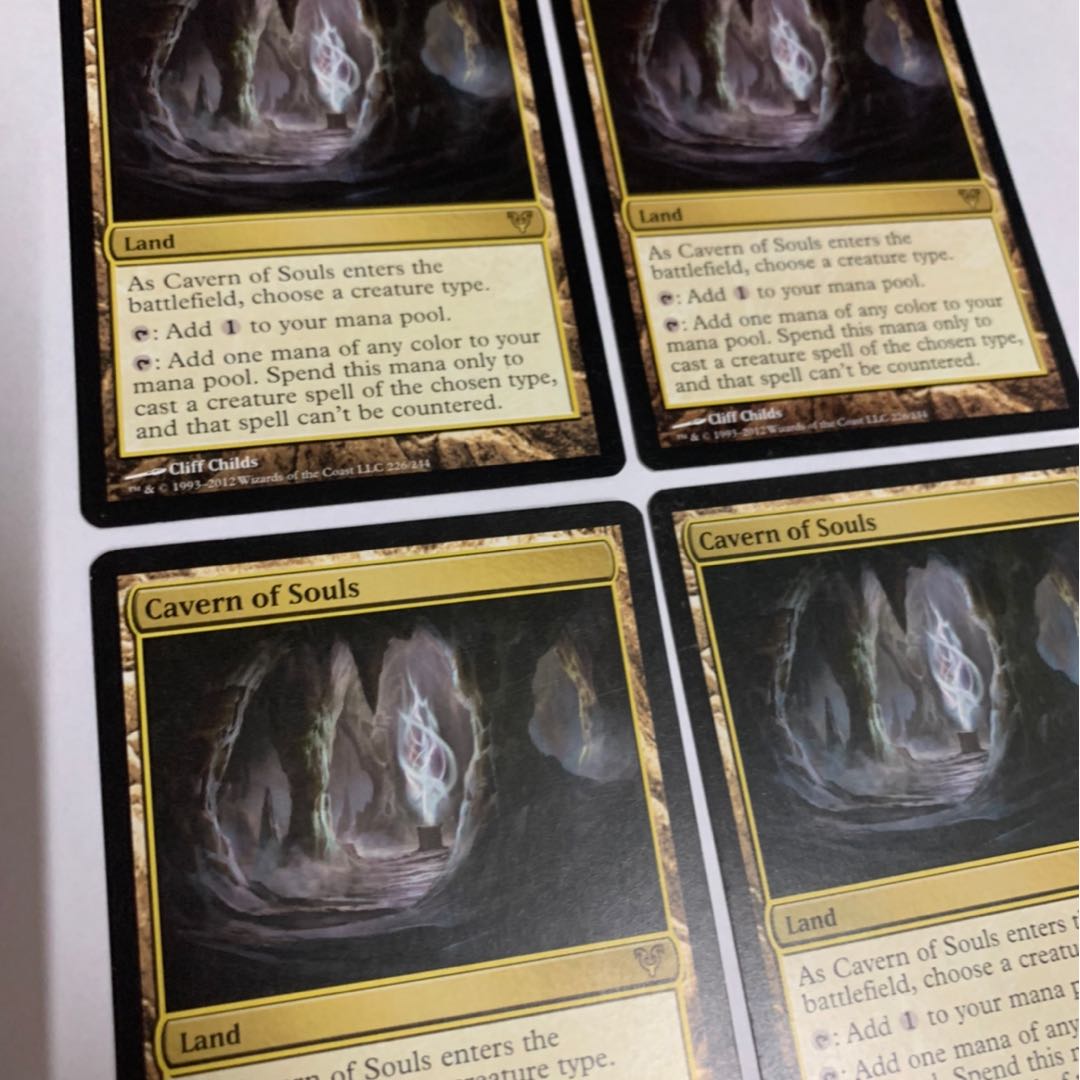 MTG 魂の洞窟　英語版　4枚セット