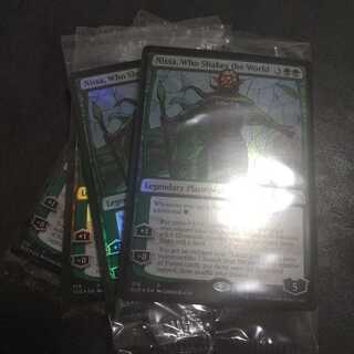 Nissa, Who Shakes the World Stained Glass