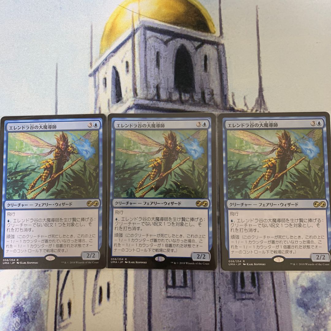 エレンドラ谷の大魔導師 日本語 3枚