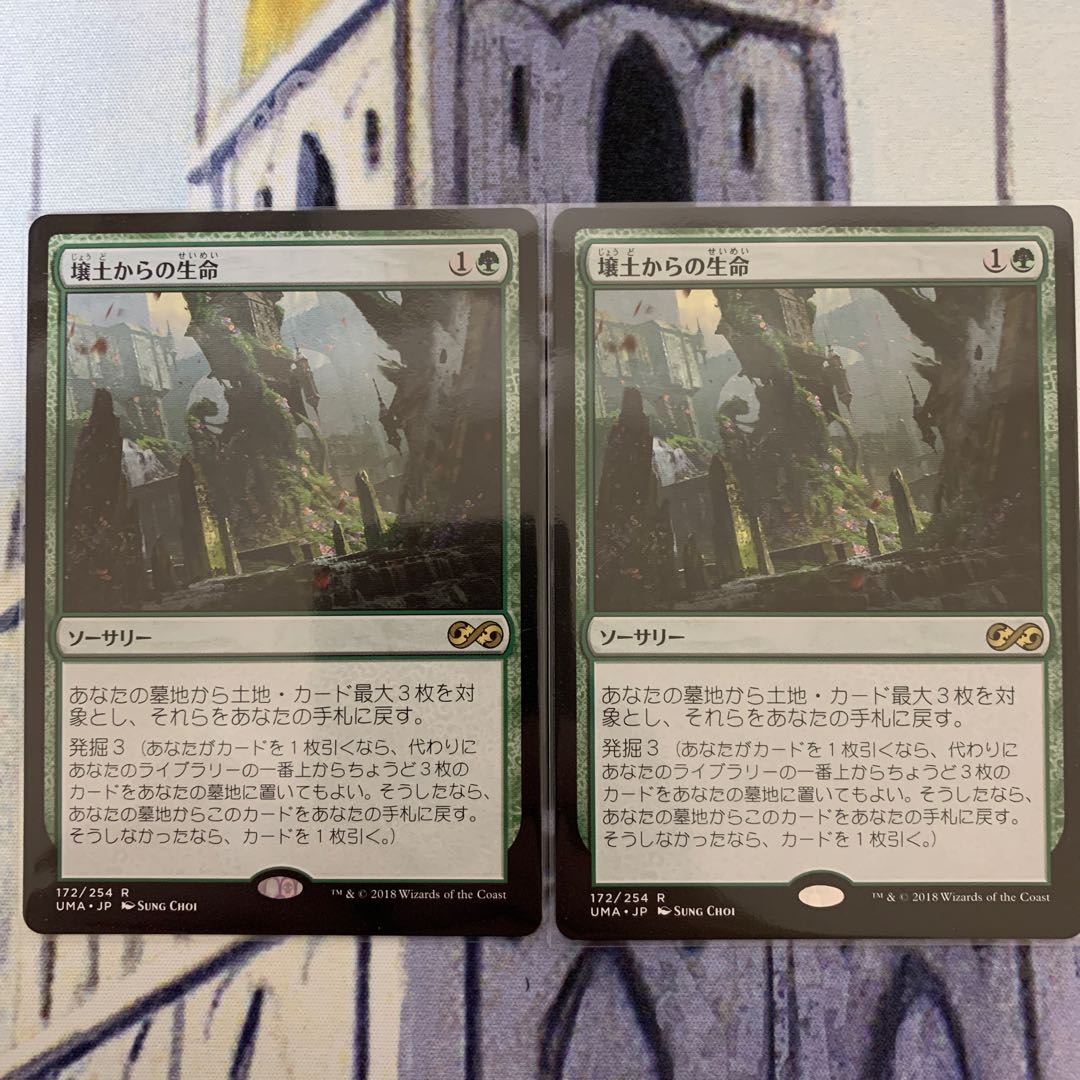 壌土からの生命 日本語 2枚