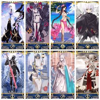 FGO アカウント　星5鯖　13体