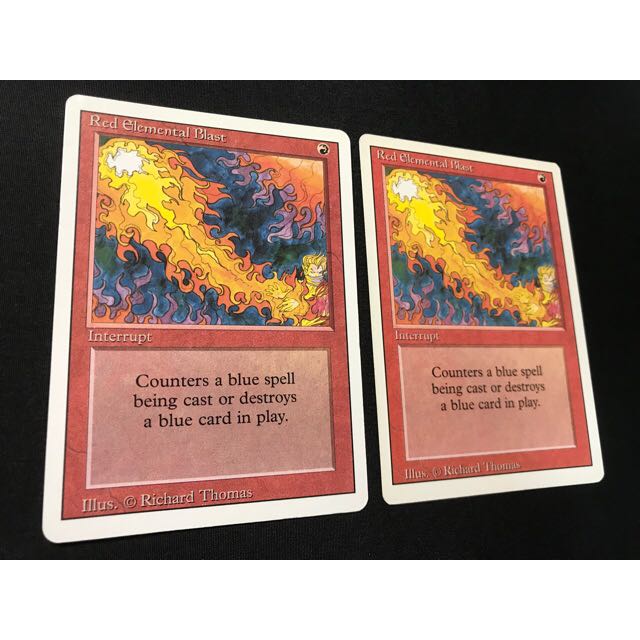 MTG 赤霊破/Red Elemental Blast リバイズド 英語4枚