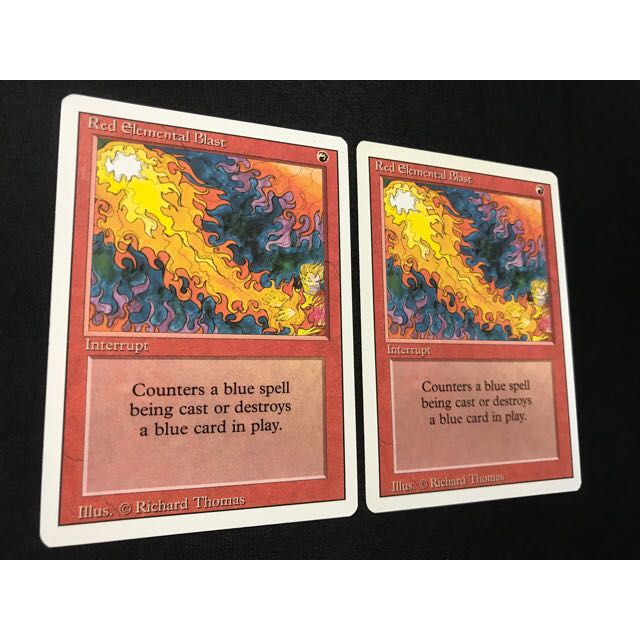 MTG 赤霊破/Red Elemental Blast リバイズド 英語4枚