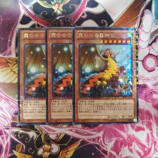 遊戯王 霞の谷の巨神鳥 R DTC 3枚セット