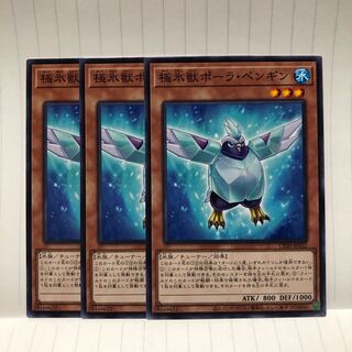 極氷獣ポーラ・ペンギン　N ノーマル　3枚　マホ子