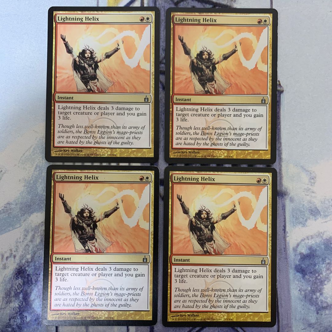 稲妻のらせん　英語　4枚